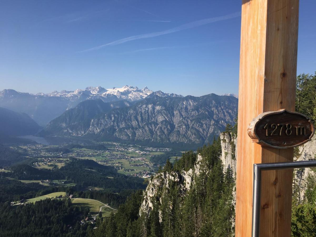 Ferienwohnung Stoablick - Barrierefrei Mit Bergblick Bad Goisern Zewnętrze zdjęcie